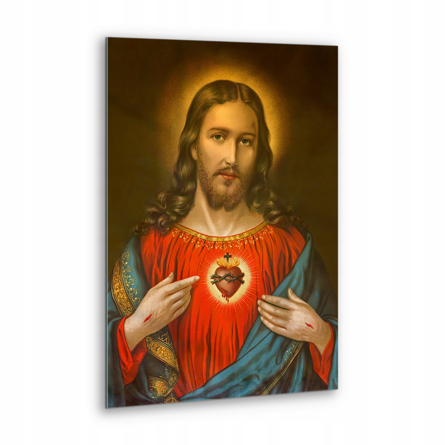 Obraz do kuchyně na skle Srdce Ježíše Krista