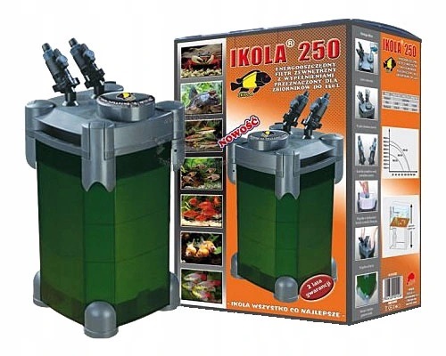 Ikola 250 Filtr Zewnęrzny Akwarium 250l
