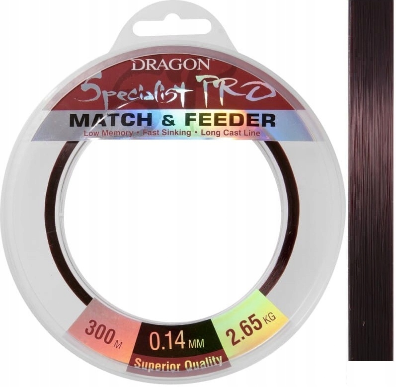 

Żyłka Dragon Specialist Pro Match Feeder 300m 0,23