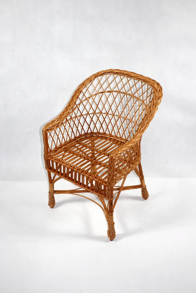 FOTEL WIKLINOWY DO OGRODU DOMU KRZESŁO REGAN MOCNY