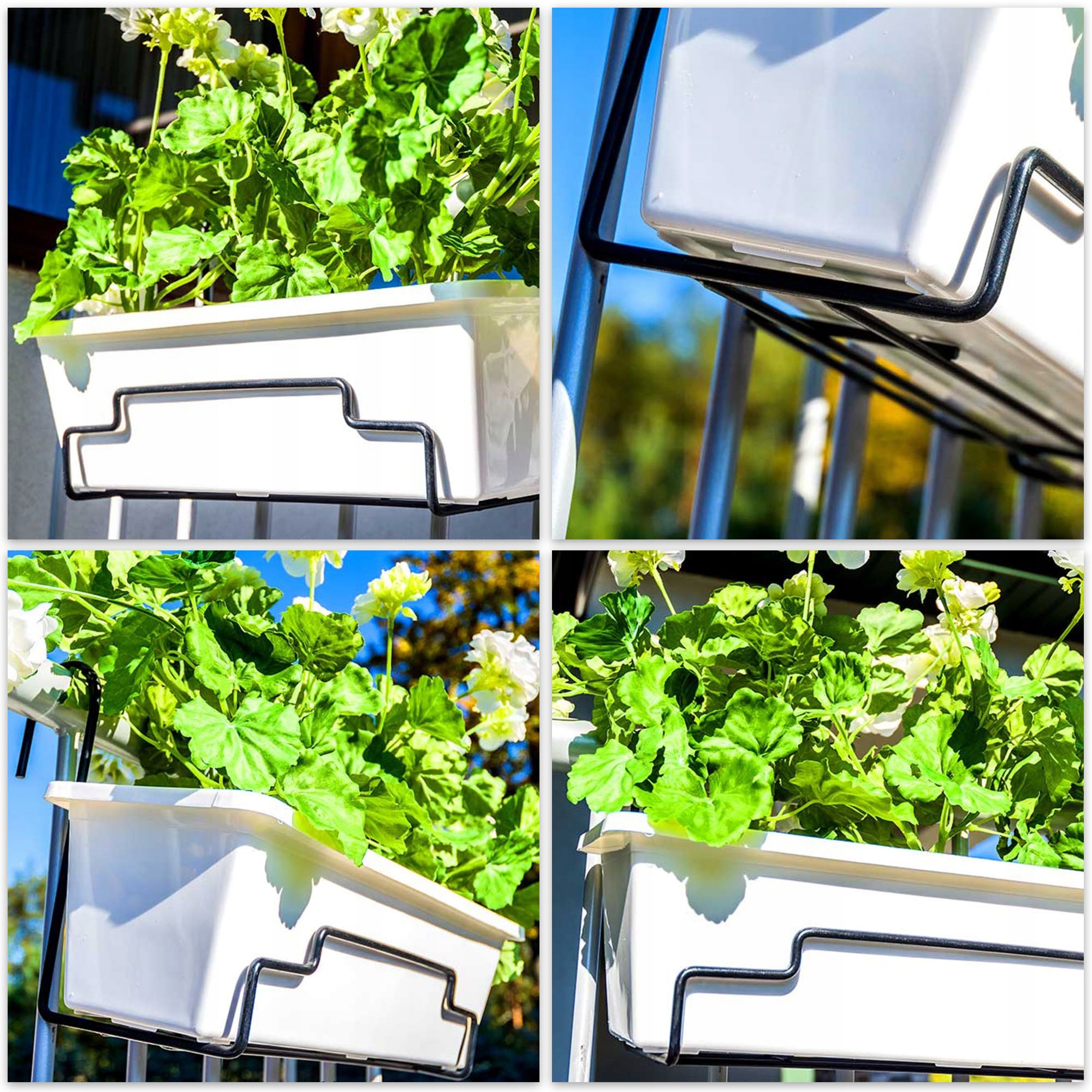 WIESZAK UCHWYT NA SKRZYNIĘ BALKONOWĄ DONICZKI 40cm Marka Kadax