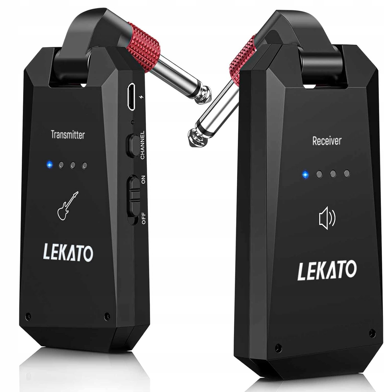 Lekato WS90 bezprzewodowy system gitarowy do gitary basowej