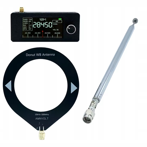 Mini Radio SI4732 Dsp v2 ultrakompaktowy przenośny odbiornik szerokopasmowy