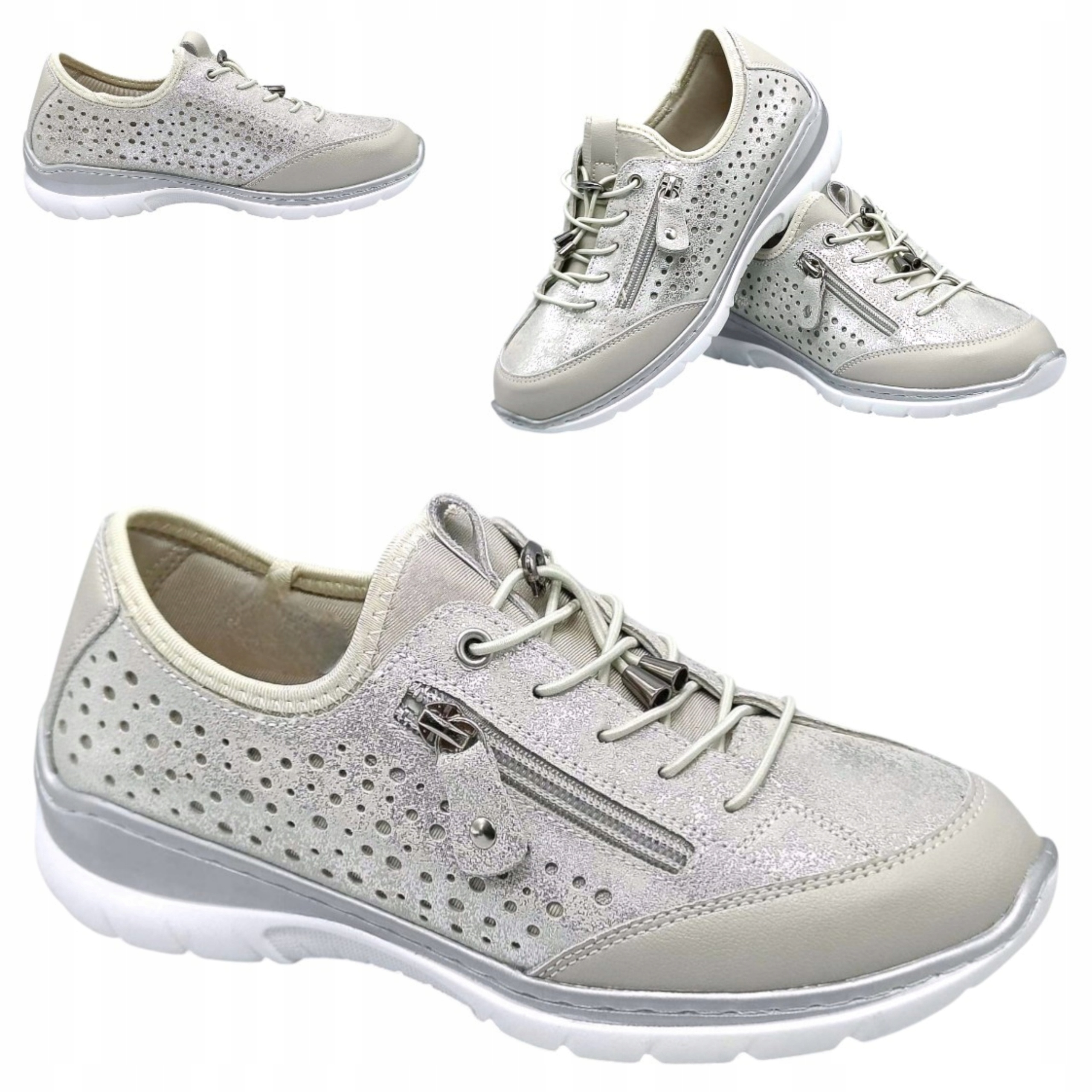 41 Evento Dámské nazouvací boty z přírodní kůže Prodyšné ploché polobotky