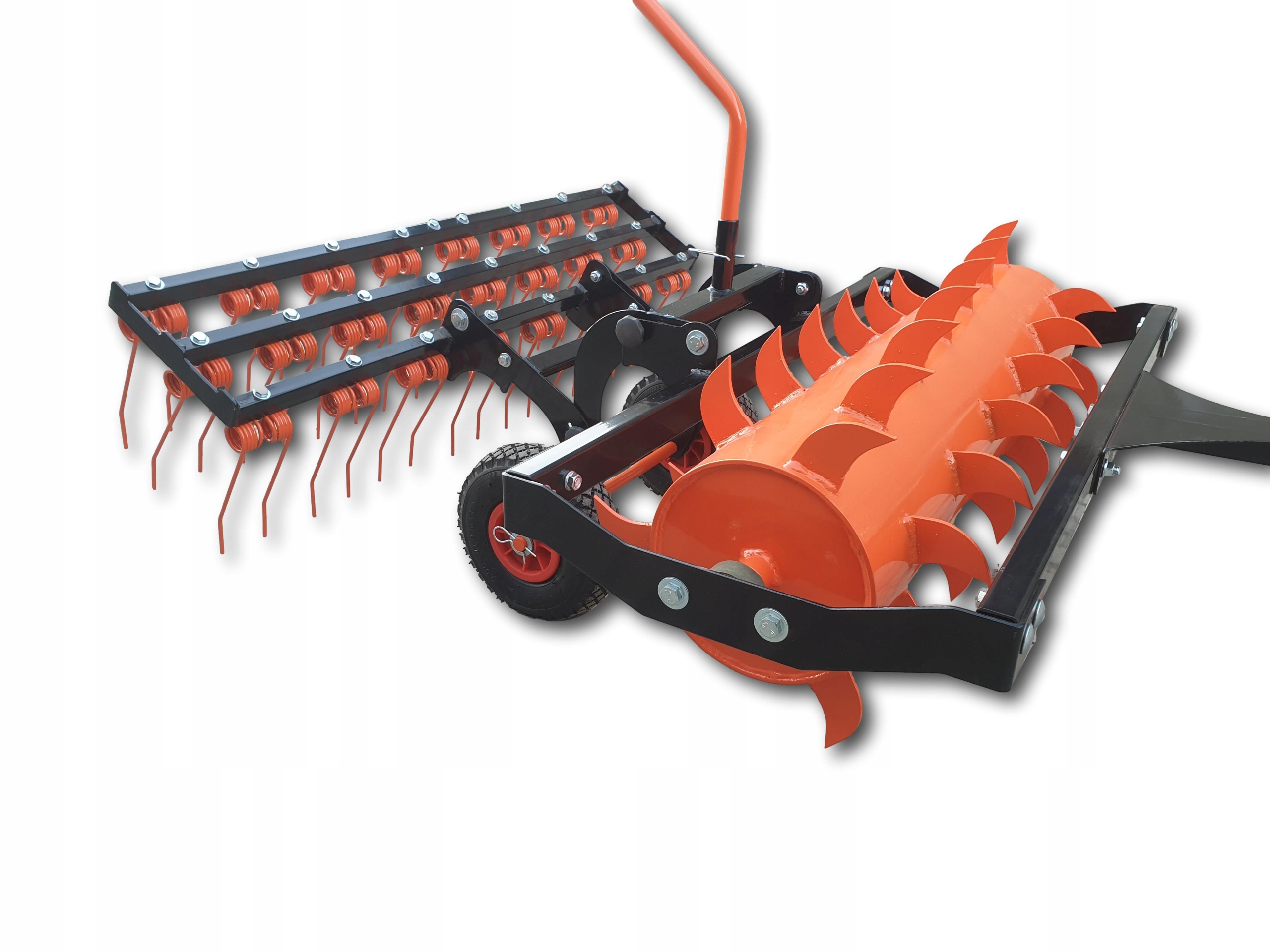 Walec Traktorka Aerator Wertykulator + Brona 120cm