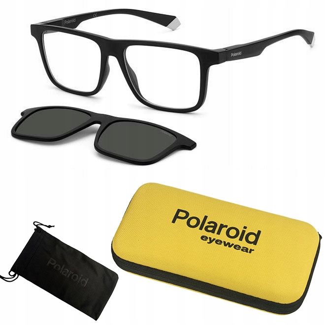 Polaroid Pld 2131/CS 55M9 Okulary korekcyjne z nakładką przeciwsłoneczną