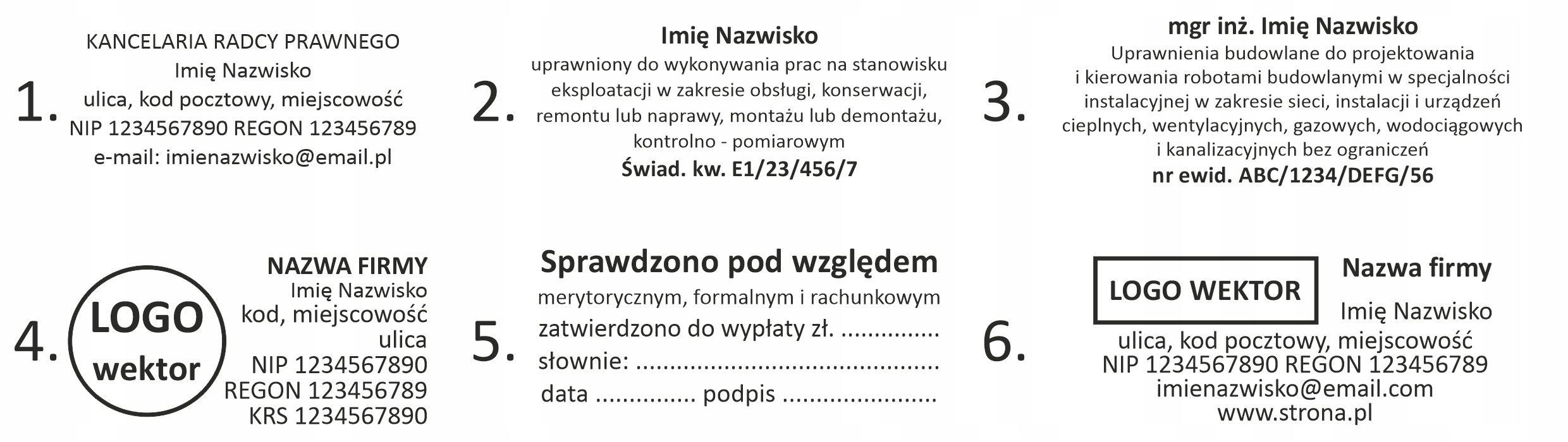 Wagraf B4s Pieczątka do 8 wersów FIRMOWA LEKARSKA IMIENNA BIUROWA - kolory Liczba wersów 1-2 wersy 3-4 wersy 5-6 wersów 7-8 wersów