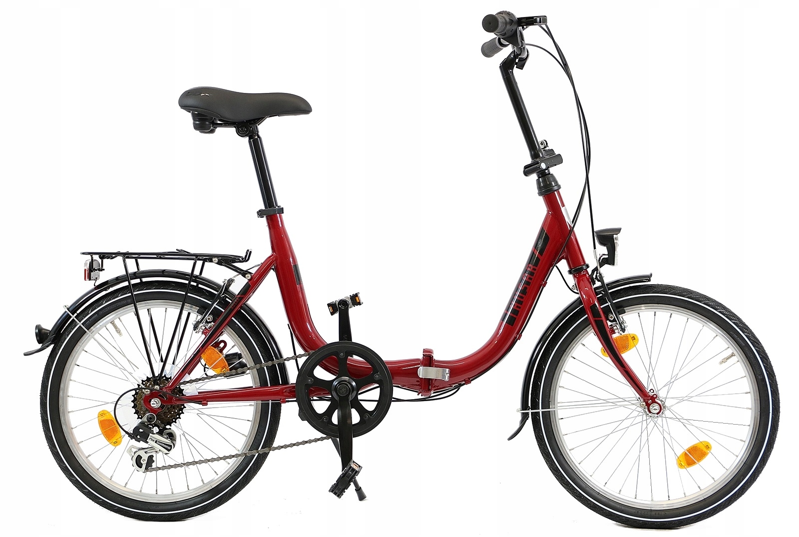 ROWER SKŁADANY MIEJSKI MĘSKI DAMSKI SKŁADAK Z BIEGAMI SHIMANO 20" NEW Rozmiar ramy 15,5 cala