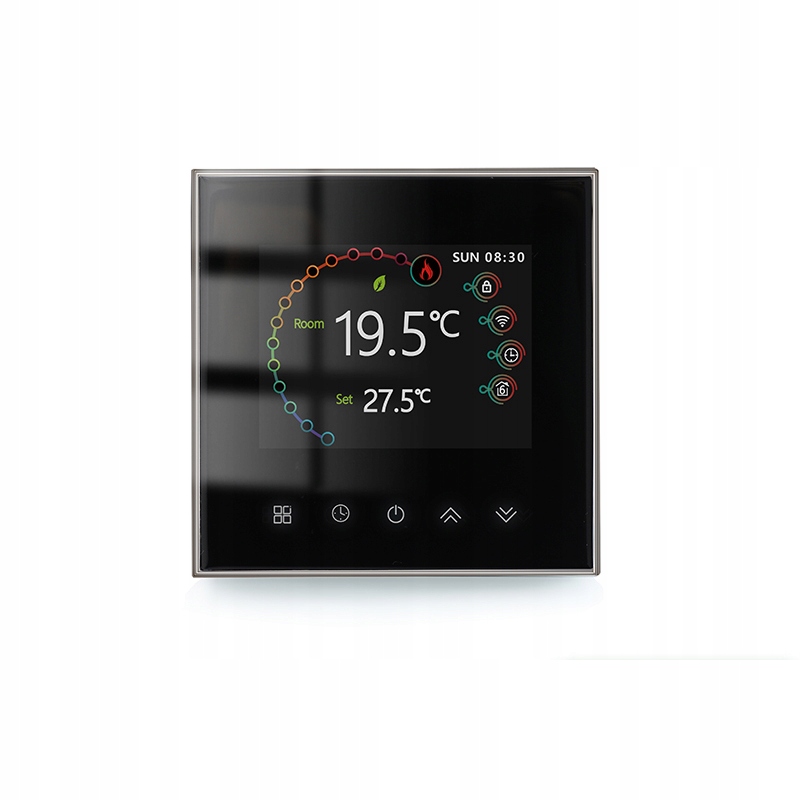 WiFi termostat Tuya Vodní/plynový Kotel Barva LCD