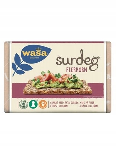 Levně 4x Wasa Trvanlivé pečivo Vícezrnné na kvásku 275 g