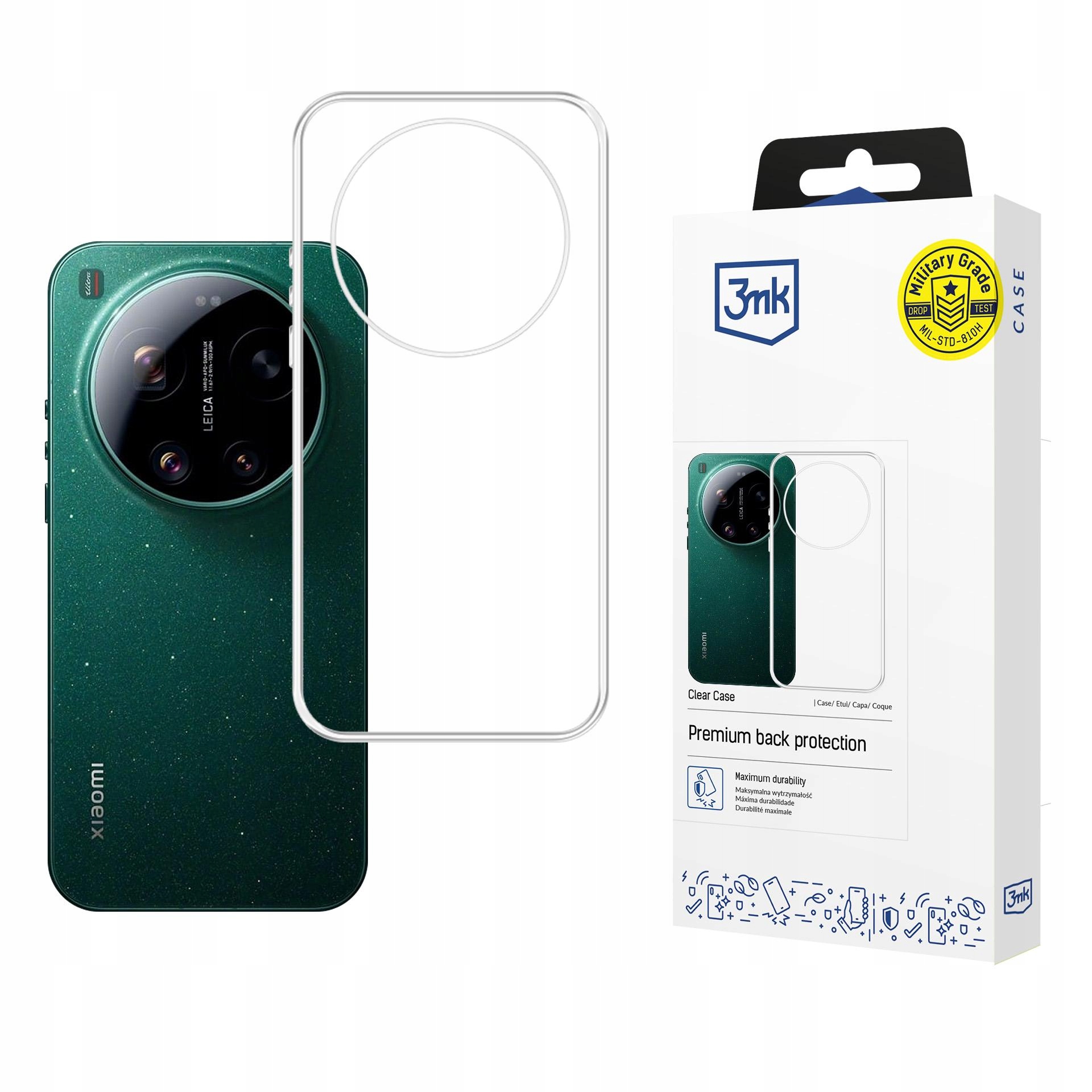 3MK Clear Case Do Xiaomi 17 Ultra Pokrowiec Ochrona Telefonu Przezroczysty