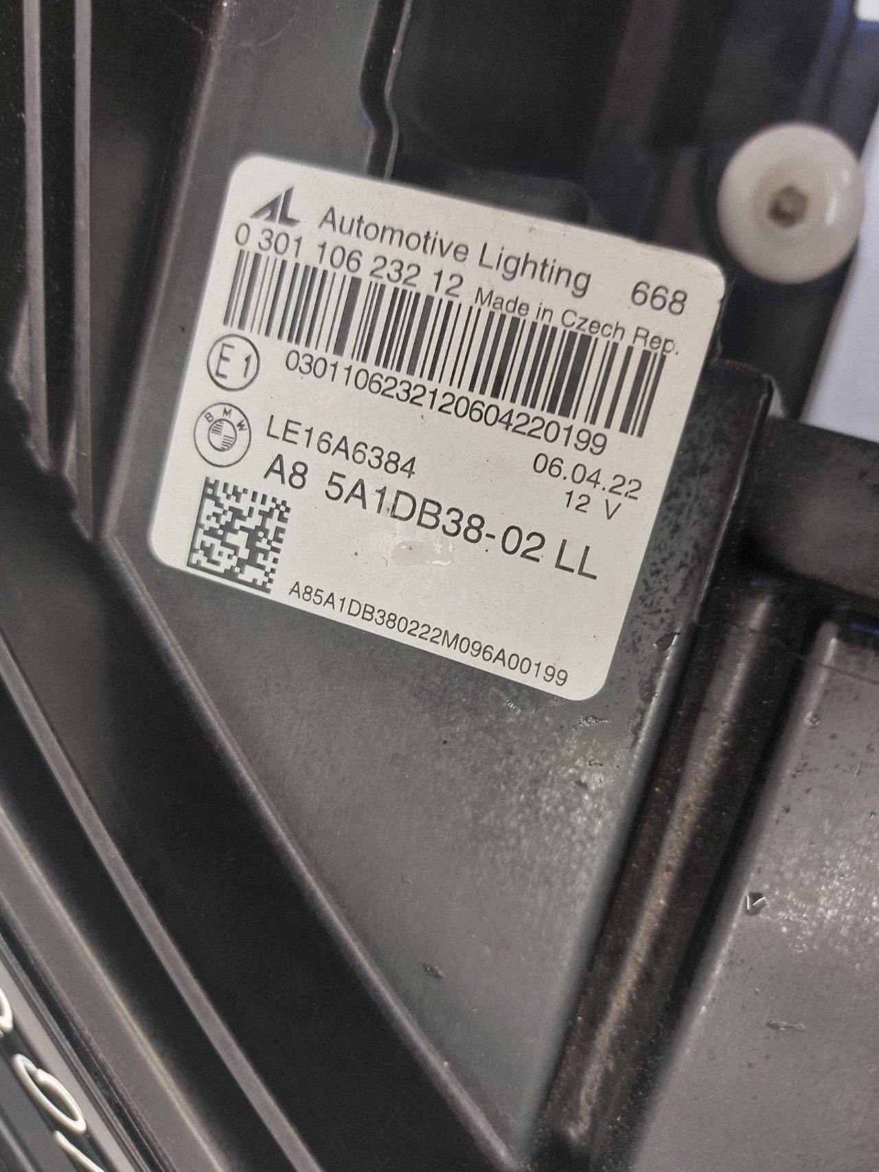 BMW G20 G21 18r> light front right FULL LED 5A1DB38 EUROPA