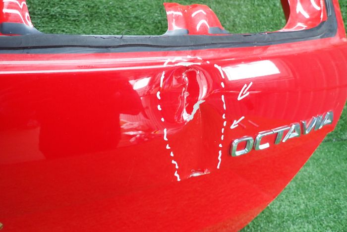 SKODA OCTAVIA III KOMBI 13- boot doors rear part