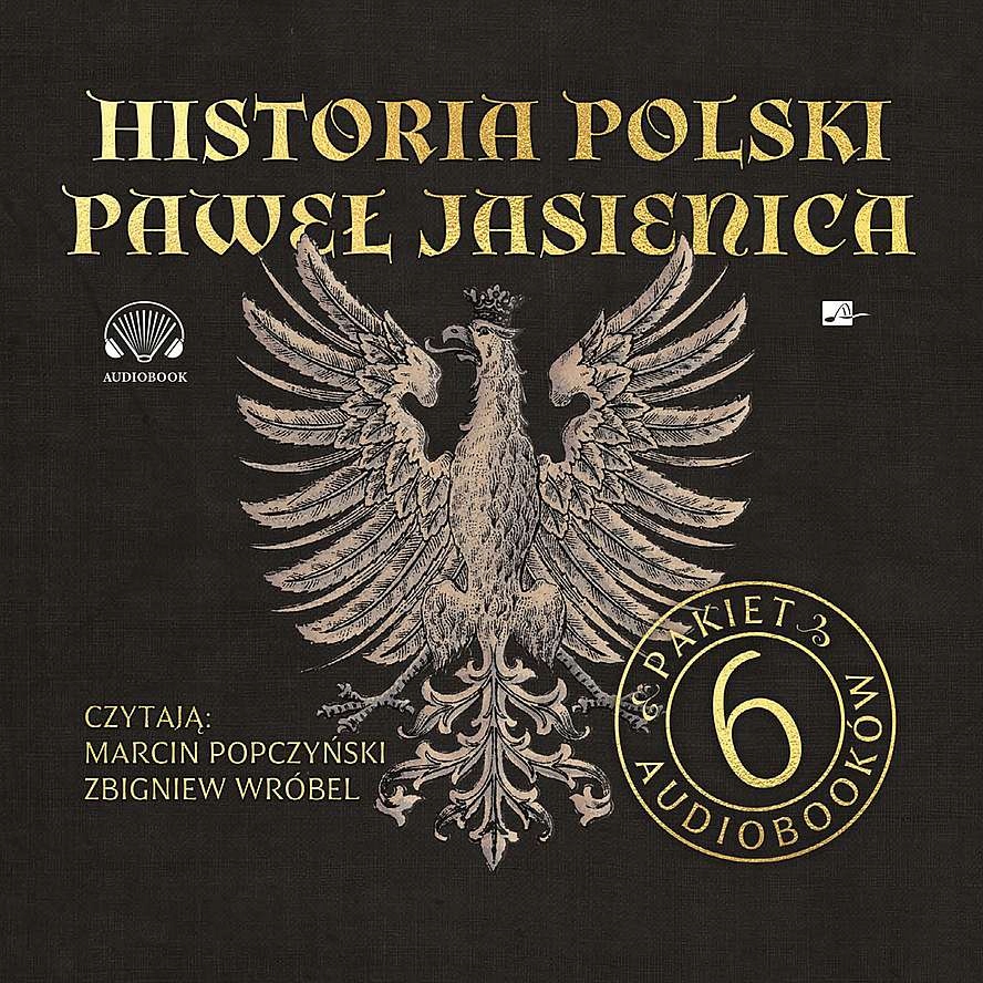 CD MP3 PAKIET HISTORIA POLSKI PAWEŁ JASIENICA. 6 AUDIOBOOKÓW