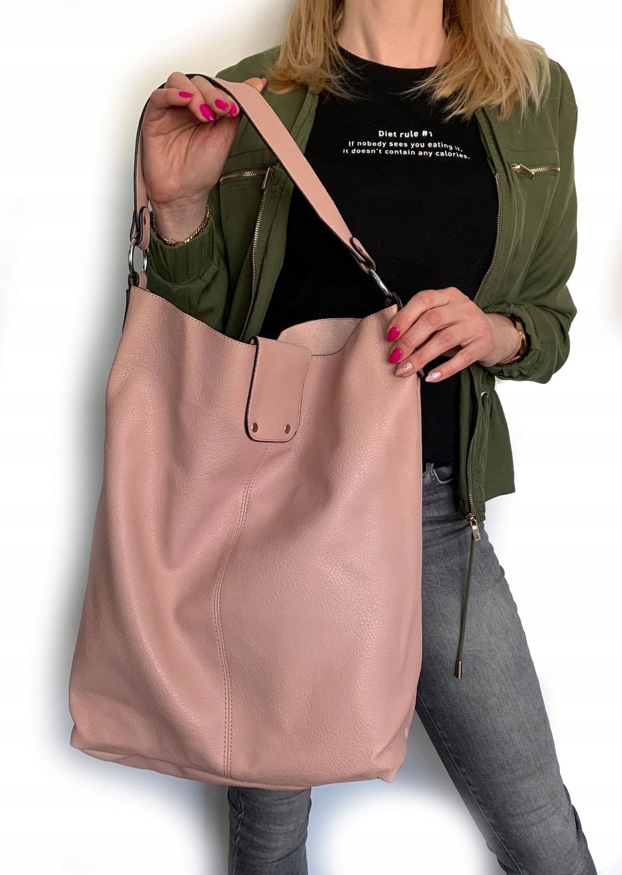 ŚWIETNA TOREBKA WOREK LISTONOSZKA Xl 2 W 1 Model worek