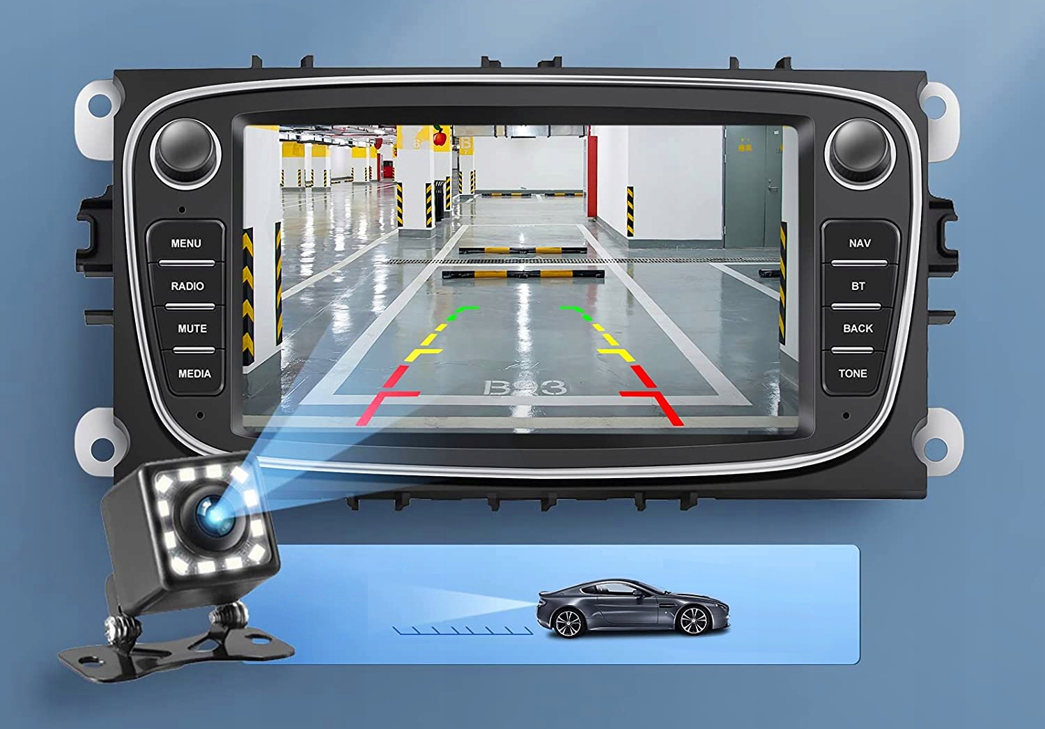RADIO 7' ANDROID CANBUS DO FORD S-MAX 2006-2014 Rodzaje odtwarzanych nośników USB