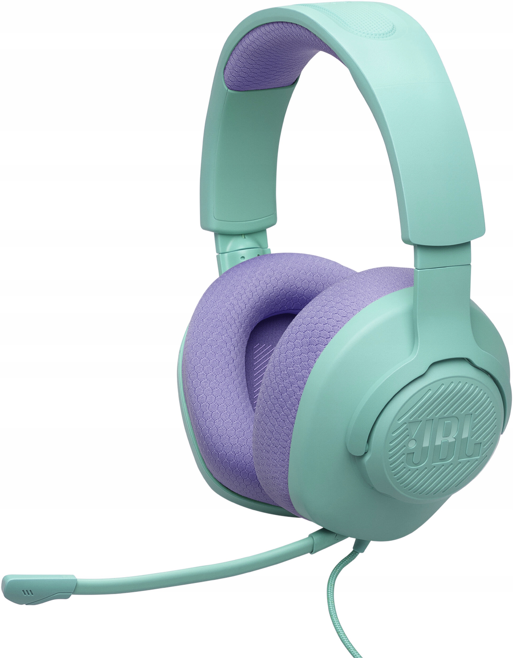JBL Quantum 100M2 Gaming Headset, Over-Ear, Detachable Mic, Cyan — miniatura 11