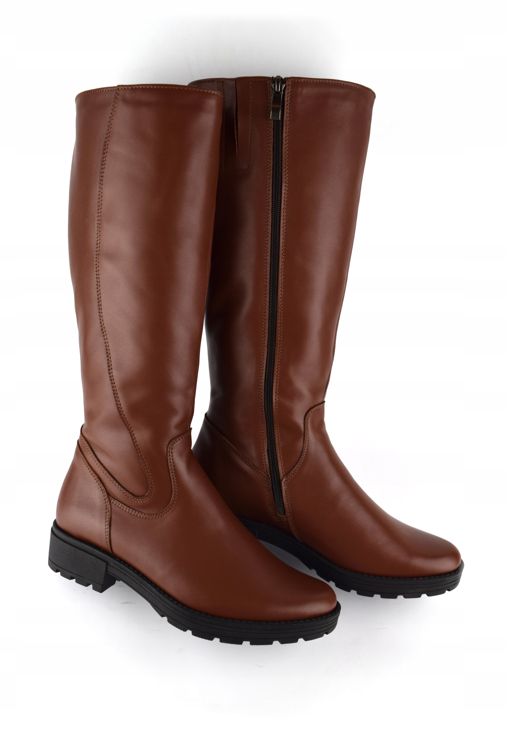 BTK-Kozaki SALMA-1A szeroka łydka skóra zamek r 37