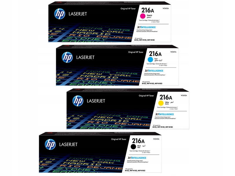 Sada 4 tonerov Hp 216A čierna tri farby