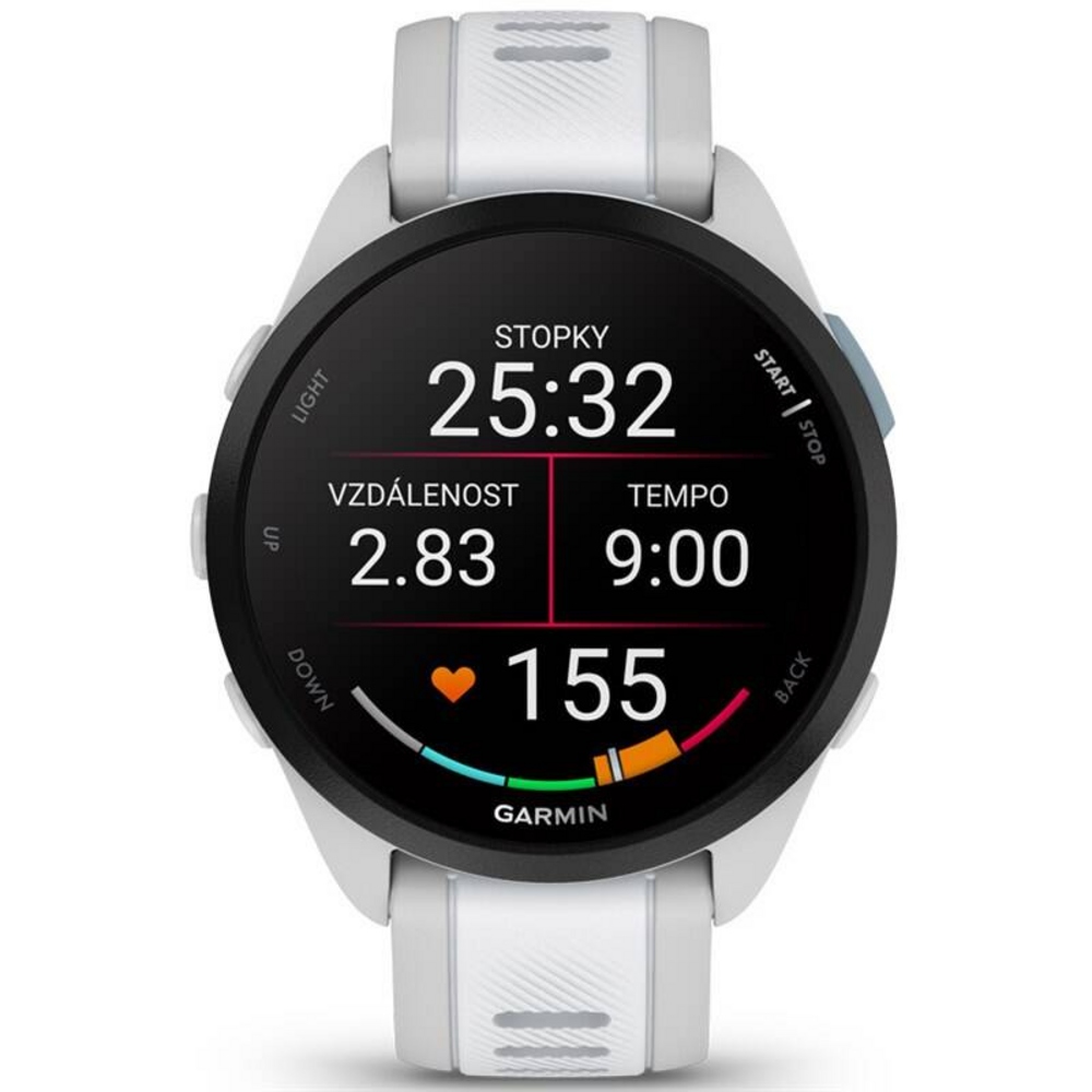 Chytré hodinky Garmin Forerunner 165 Mist Grey/Whitestone