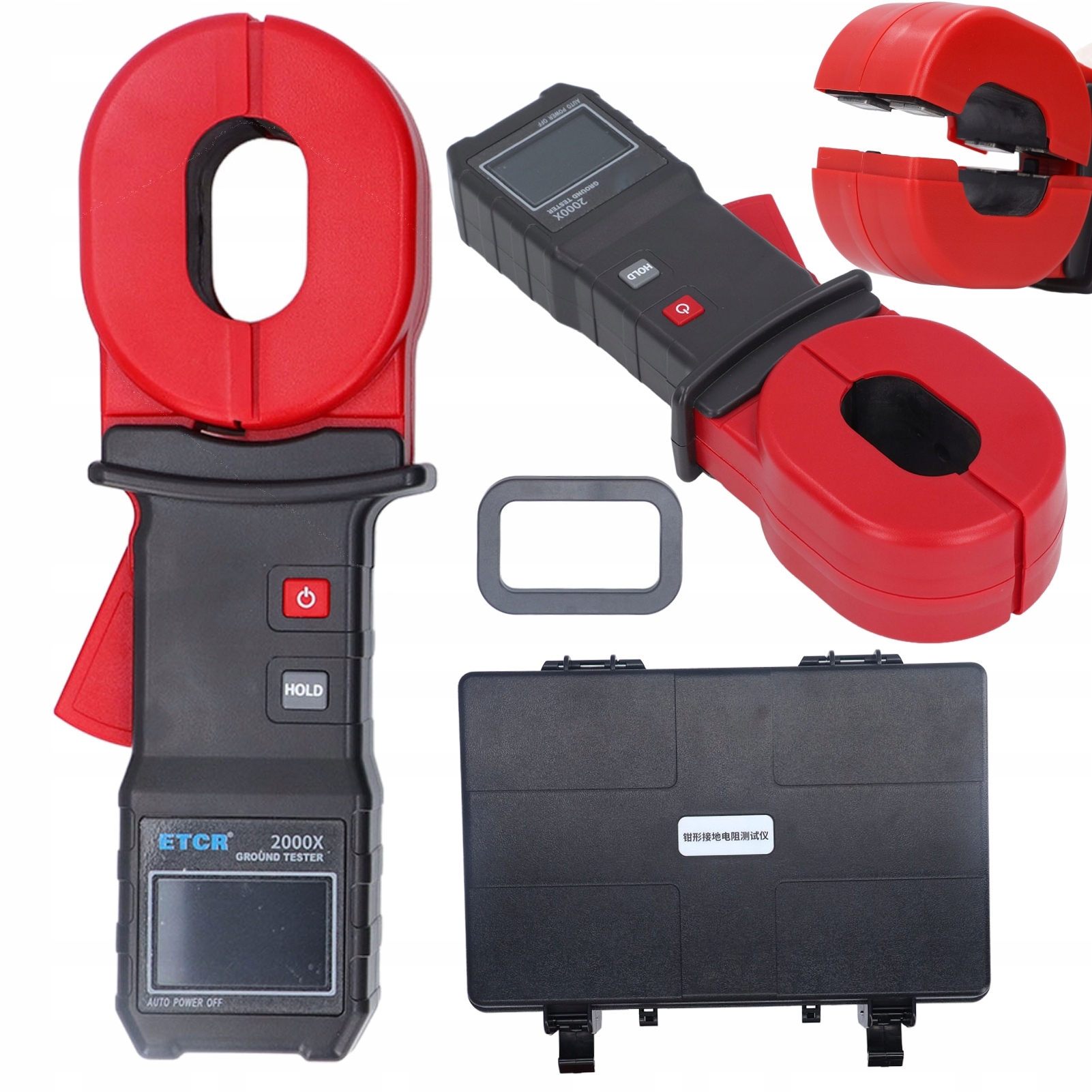 Kliešťový Meter ETCR2000X Digitálny Uzemňovací Tester LCD