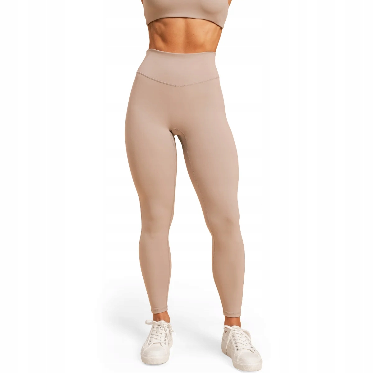 Legginsy Damskie Sportowe Wysoki Stan Na Siłownię Nylon Ash BeastPink L