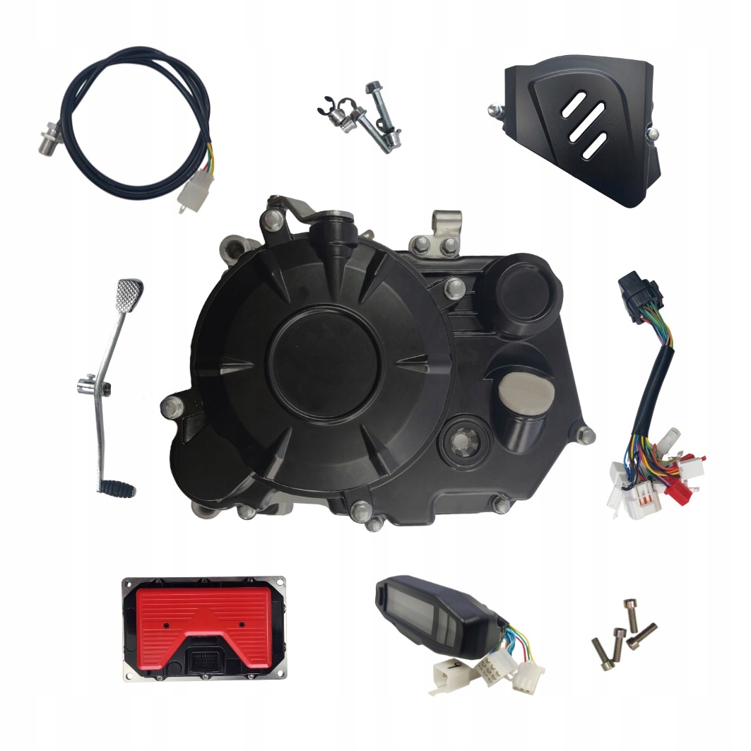 Set DC Motor 72V 3kW