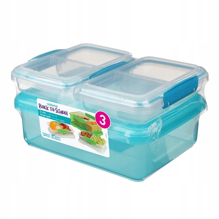 

Zestaw pojemników na lunch Sistema 2L plus 2x350