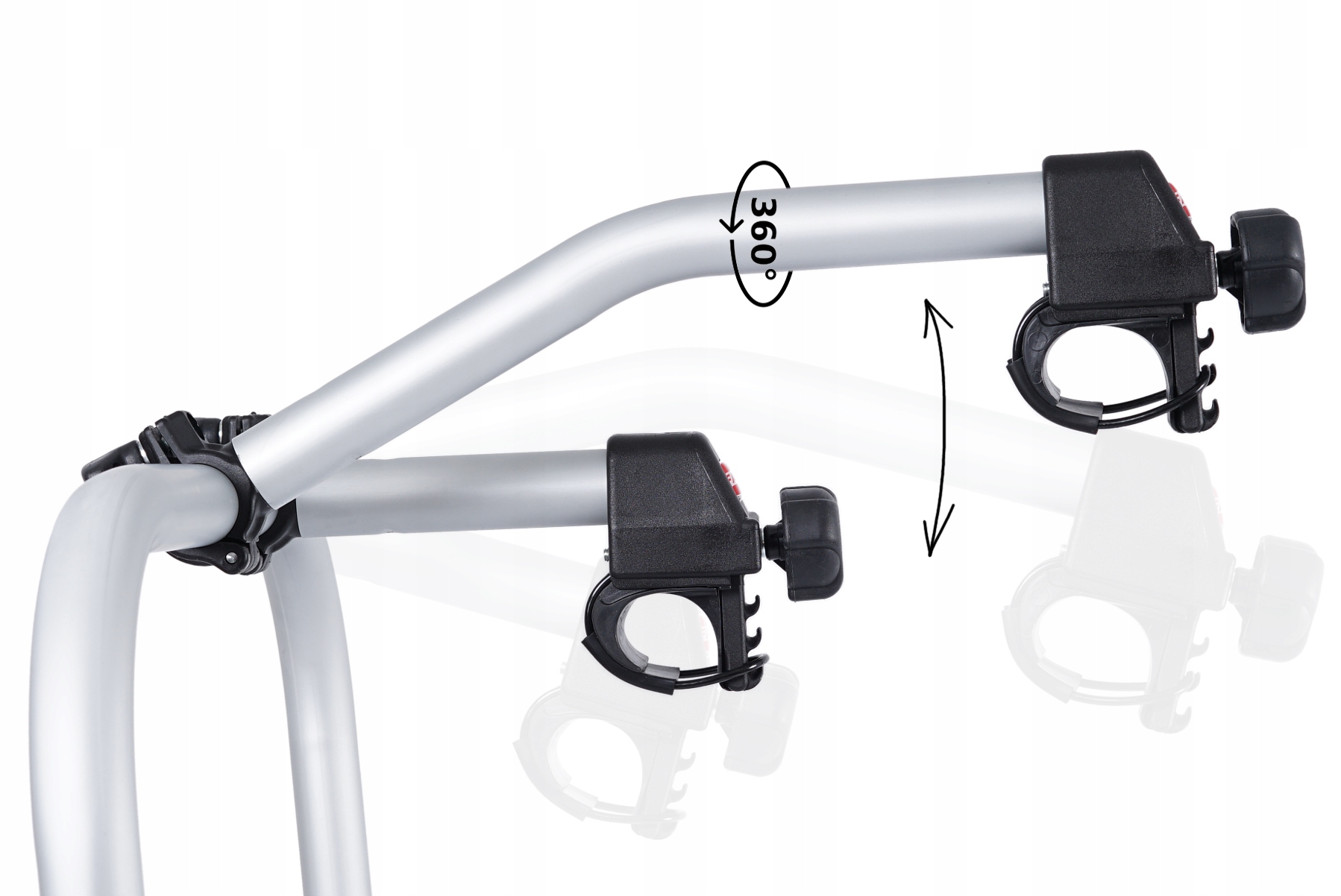 Bagaznik na 2 rowery do MERCEDES SPRINTER KAMPER Bicycle mounting point frame circle