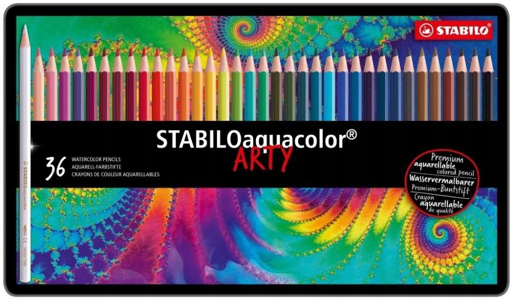 Pastelky Pastelky Aquacolor 36 Barev Stabilo