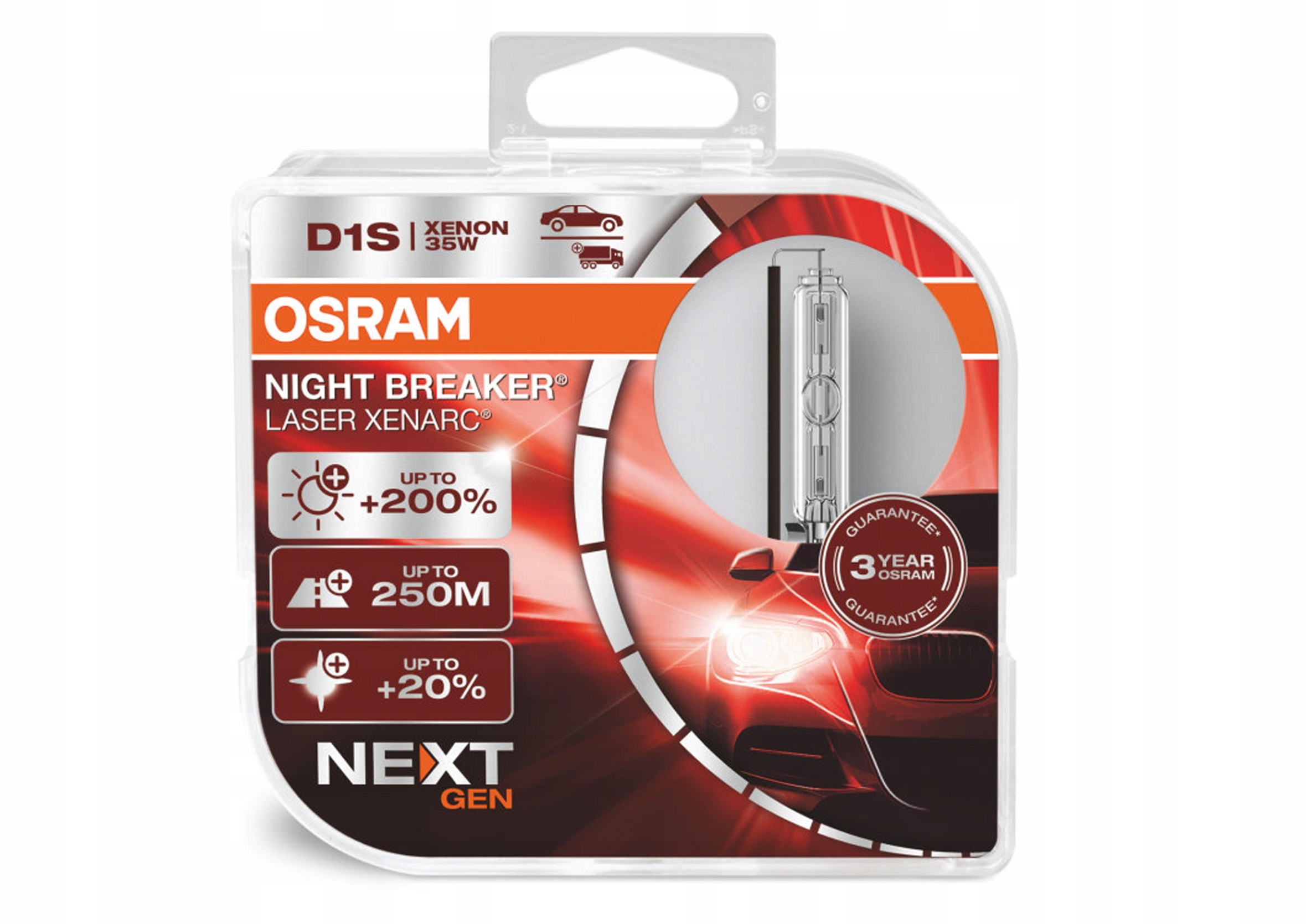 

Osram D1S Night Braker Laser Xenarc 220% NEXTgen