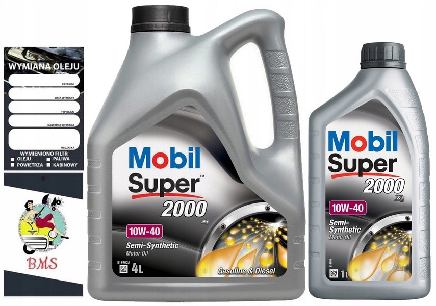 Olej Półsyntetyk Mobil 2000 10W40 10w-40 5L