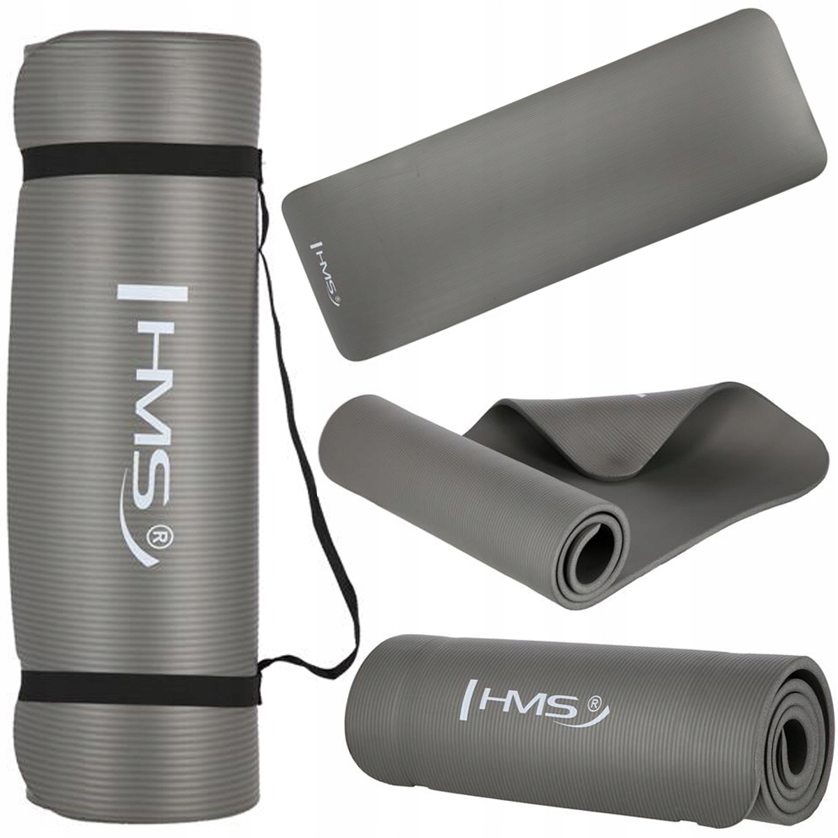 

Mata Do Ćwiczeń Fitness Jogi Gruba 1,5cm Szara Hms