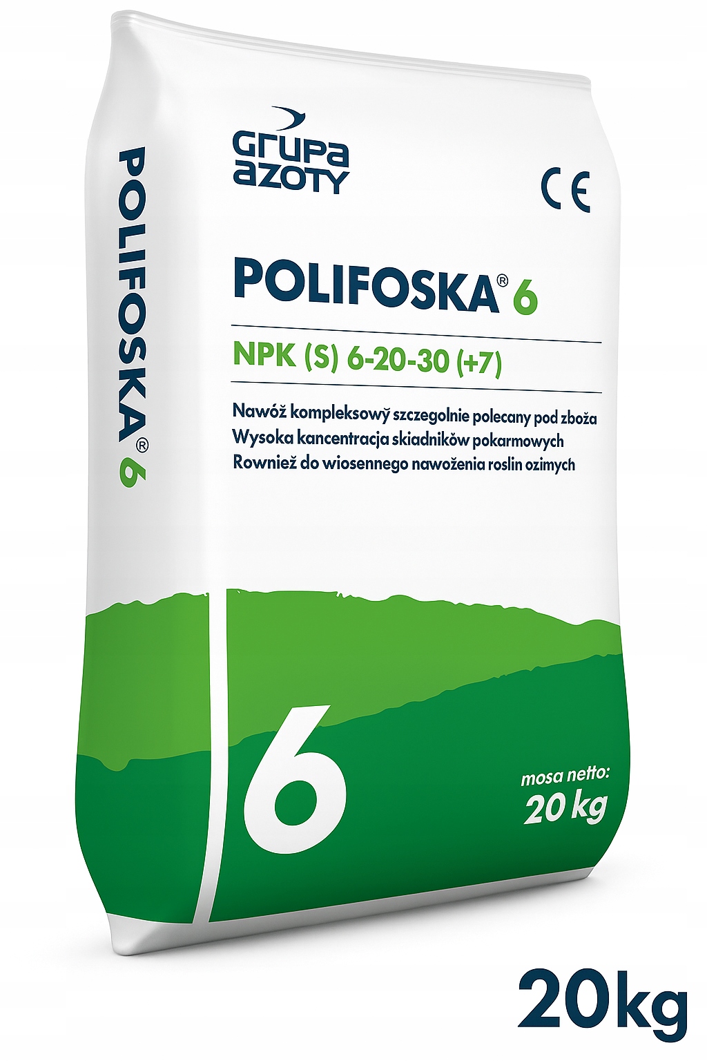 Polifoska 6 Nawóz 20 kg Trawnik Iglaki Ogród Npk 6-20-30 krzewy