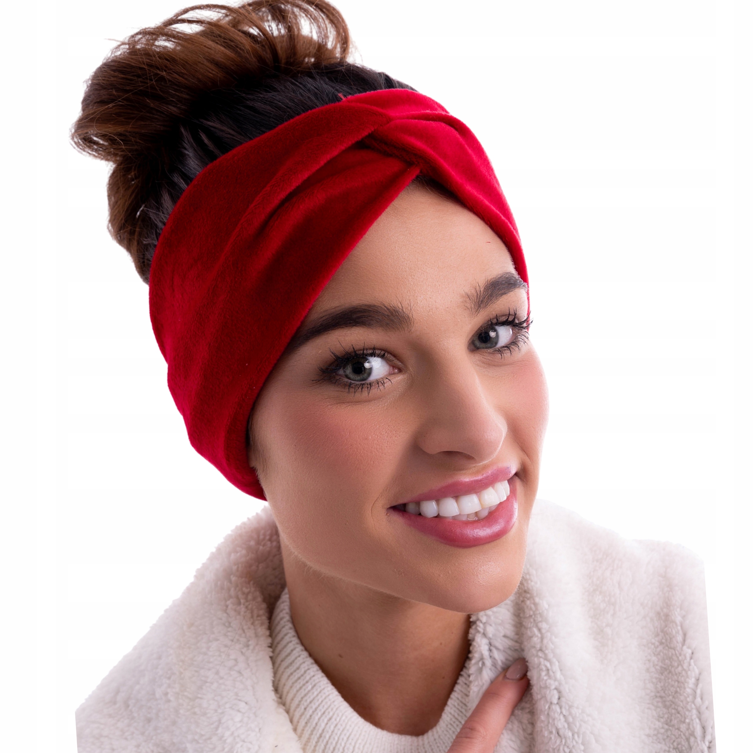 

Ciepła Milusia Opaska Nausznik Welur