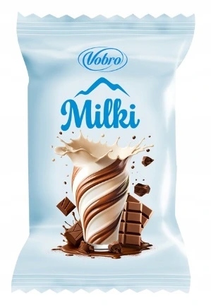 Levně Vobro Milki bonbóny v polevě 2500 g