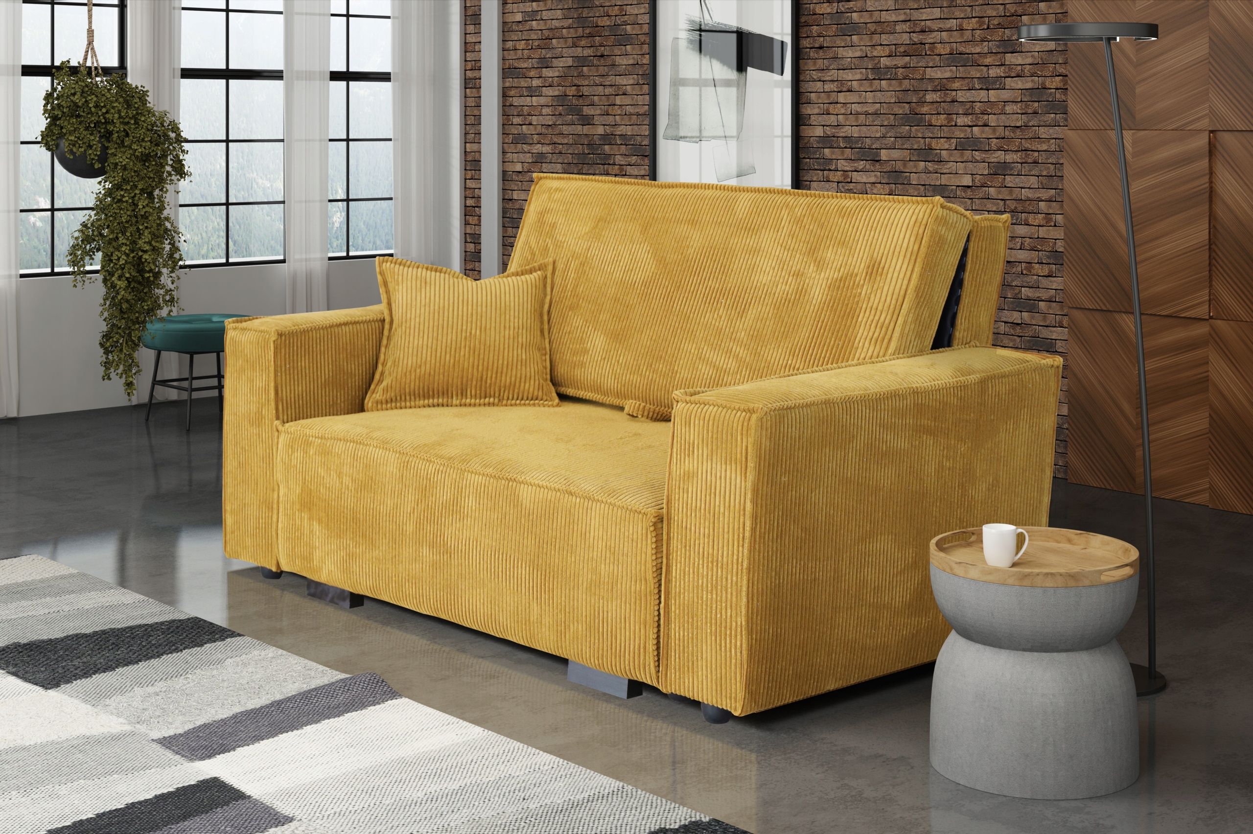 welurowa sofa VIGA II STAR tapczanik rozkładany Kolekcja VIGA II STAR