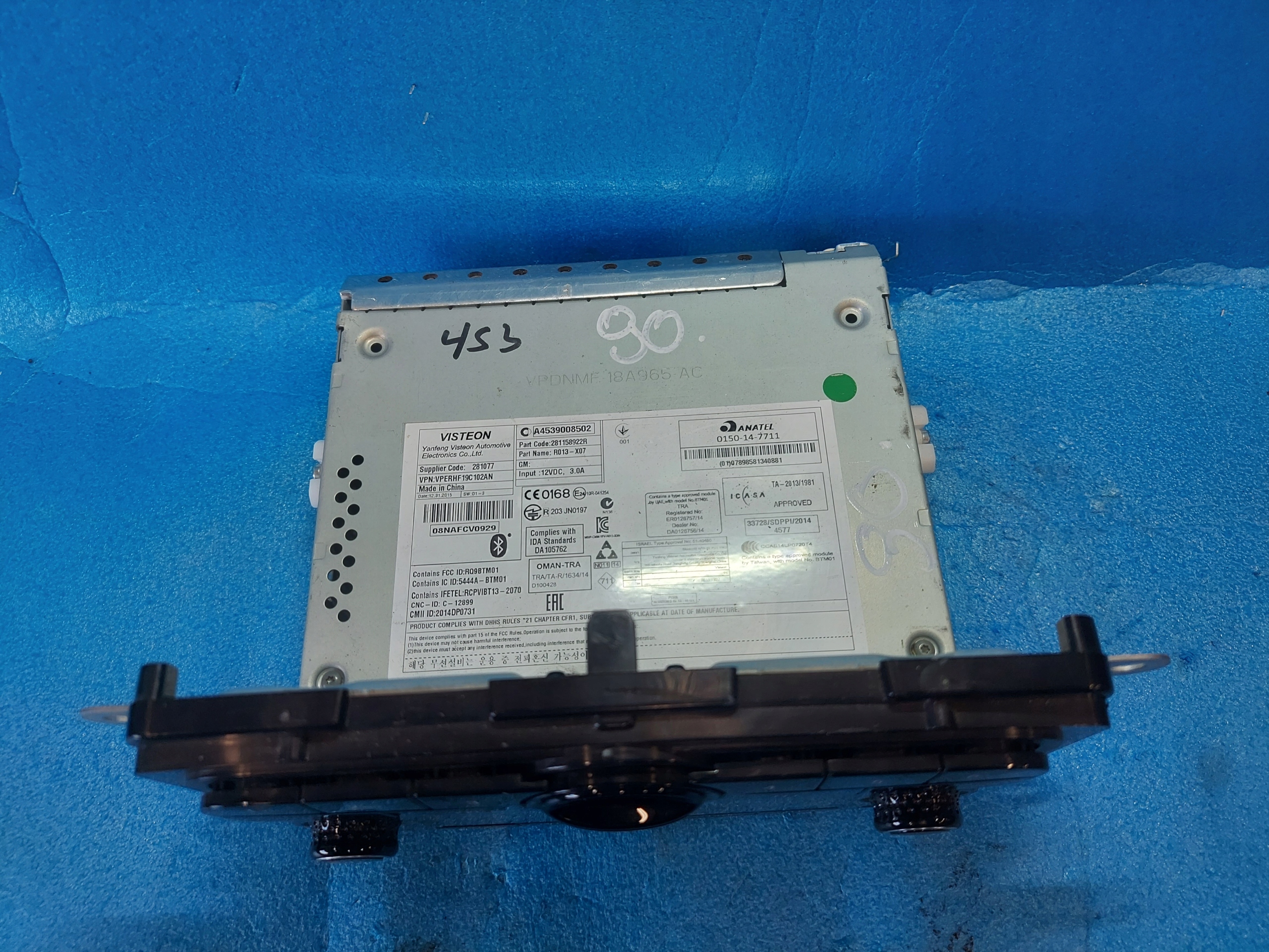 RADIO EKRAN SMART 453 A4539008502