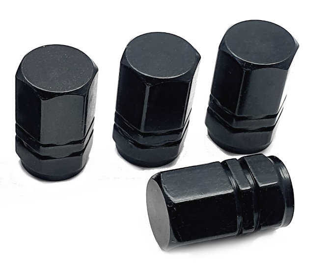 

Nakrętki kapy na wentyle wentylki czarne tuning