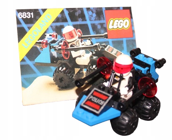 LEGO SPACE CLASSIC SPACE POLICE 6831 Z INSTRUKCJĄ Message Decoder ZESTAW