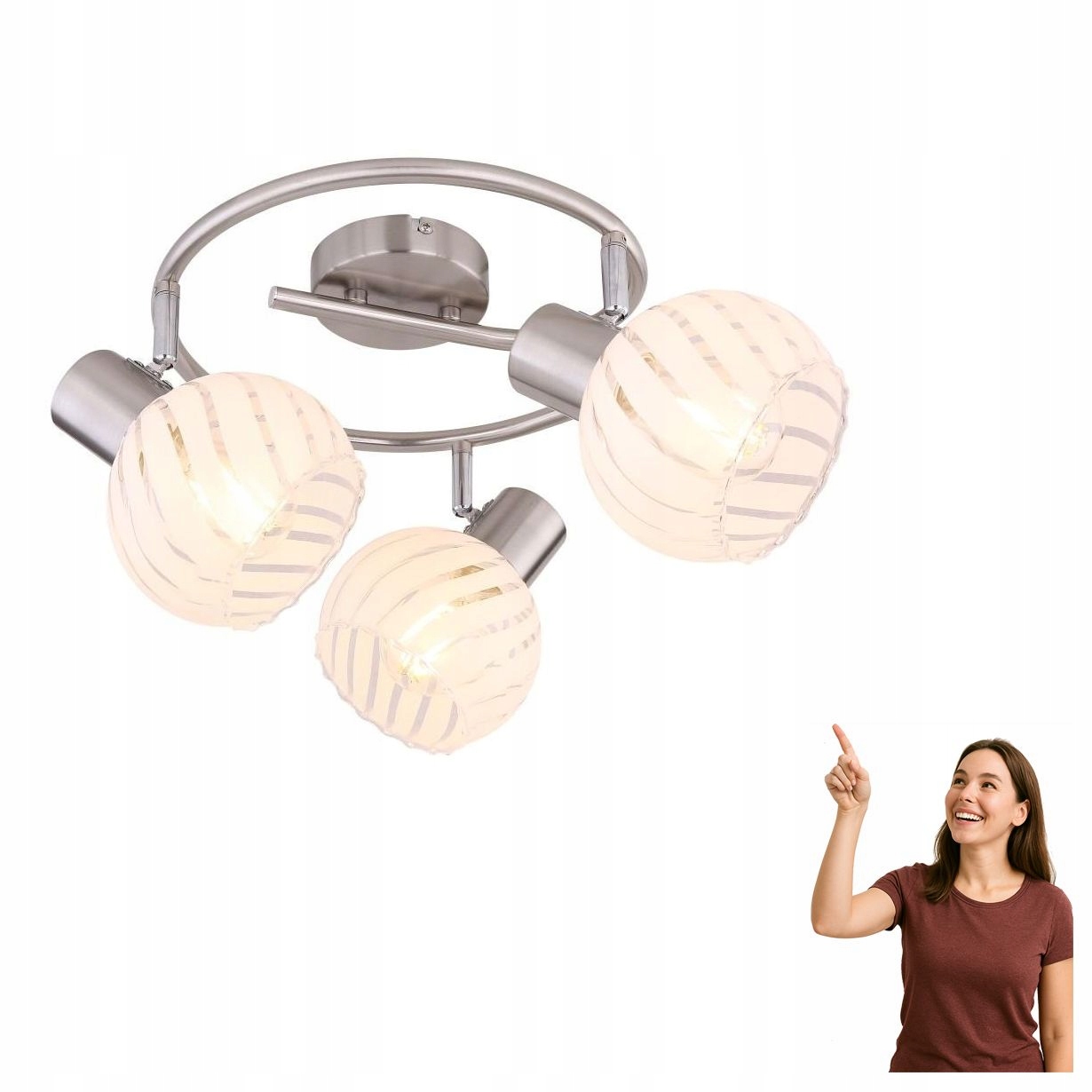 Lampa reflektor spot Willy 54025-3 Globo