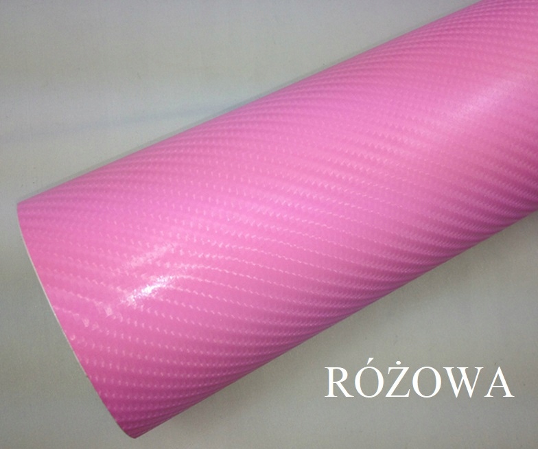 

folia Carbon 4D karbon Czarna Niebieska Biała