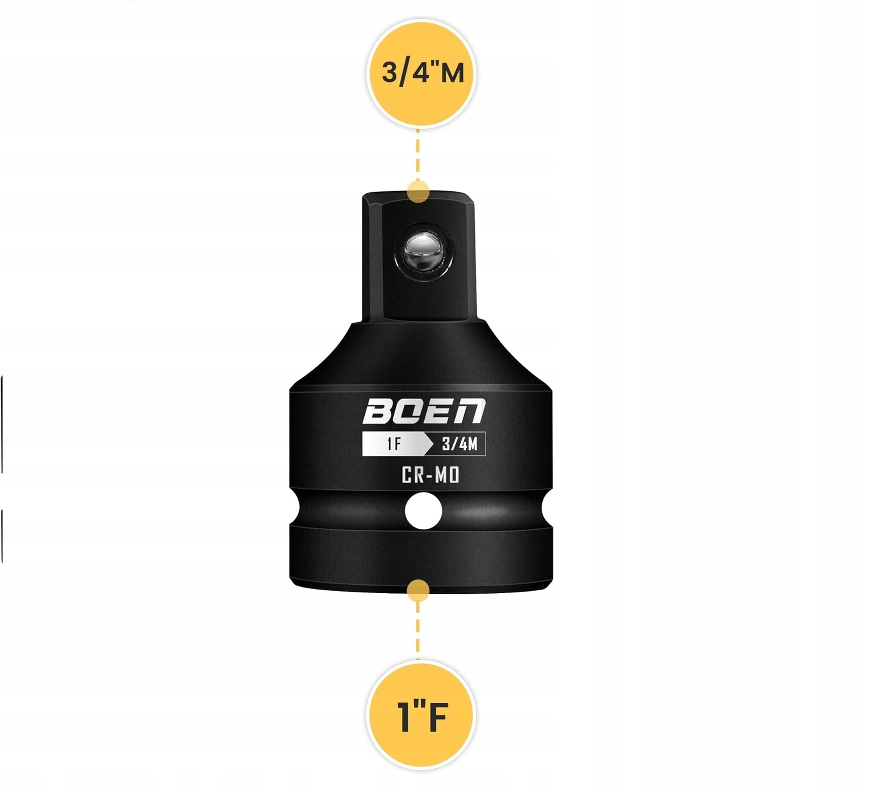 Adapter udarowy 1 cal – 3/4 cala, adapter udarowy dla wkrętarki