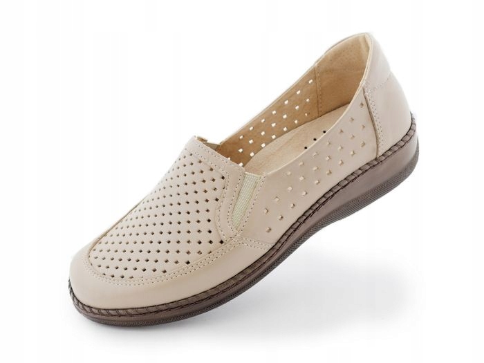 Kosela półbuty damskie oddychające,stopa cukrzycowa, palce młotkowate 38