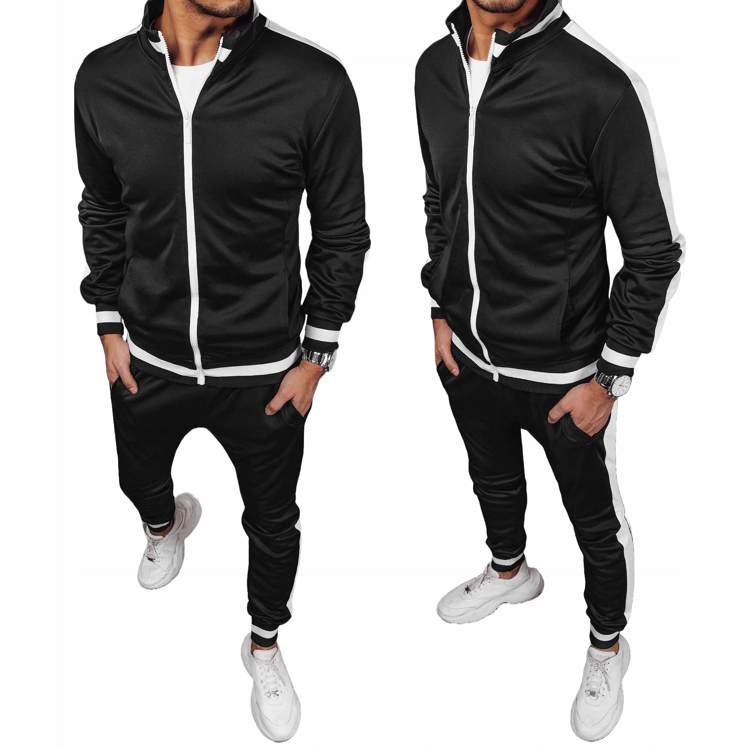 KOMPLET DRESOWY MĘSKI SPODNIE BLUZA ax0380 - XL