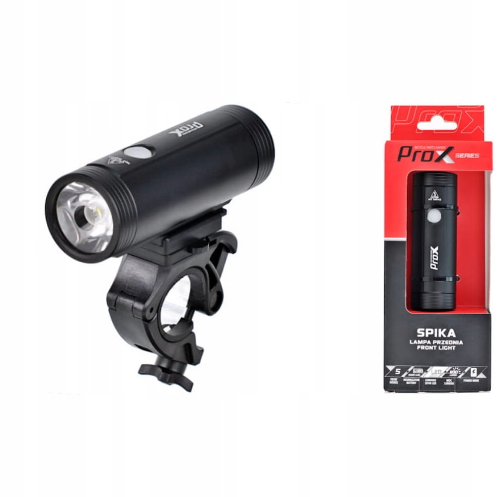 

Lampa przednia Prox Spika 1100 lm Usb