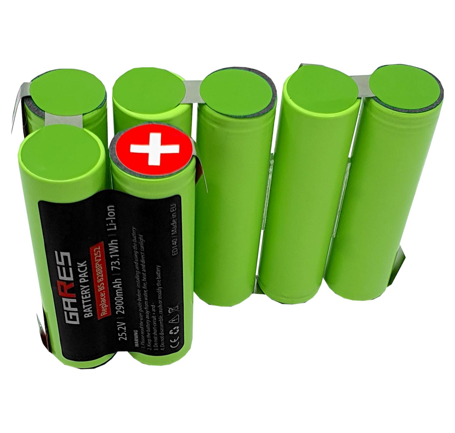 Akumulátor do vysávača Bosch Flexxo, batéria 25.2V 2.9Ah 828BPV252