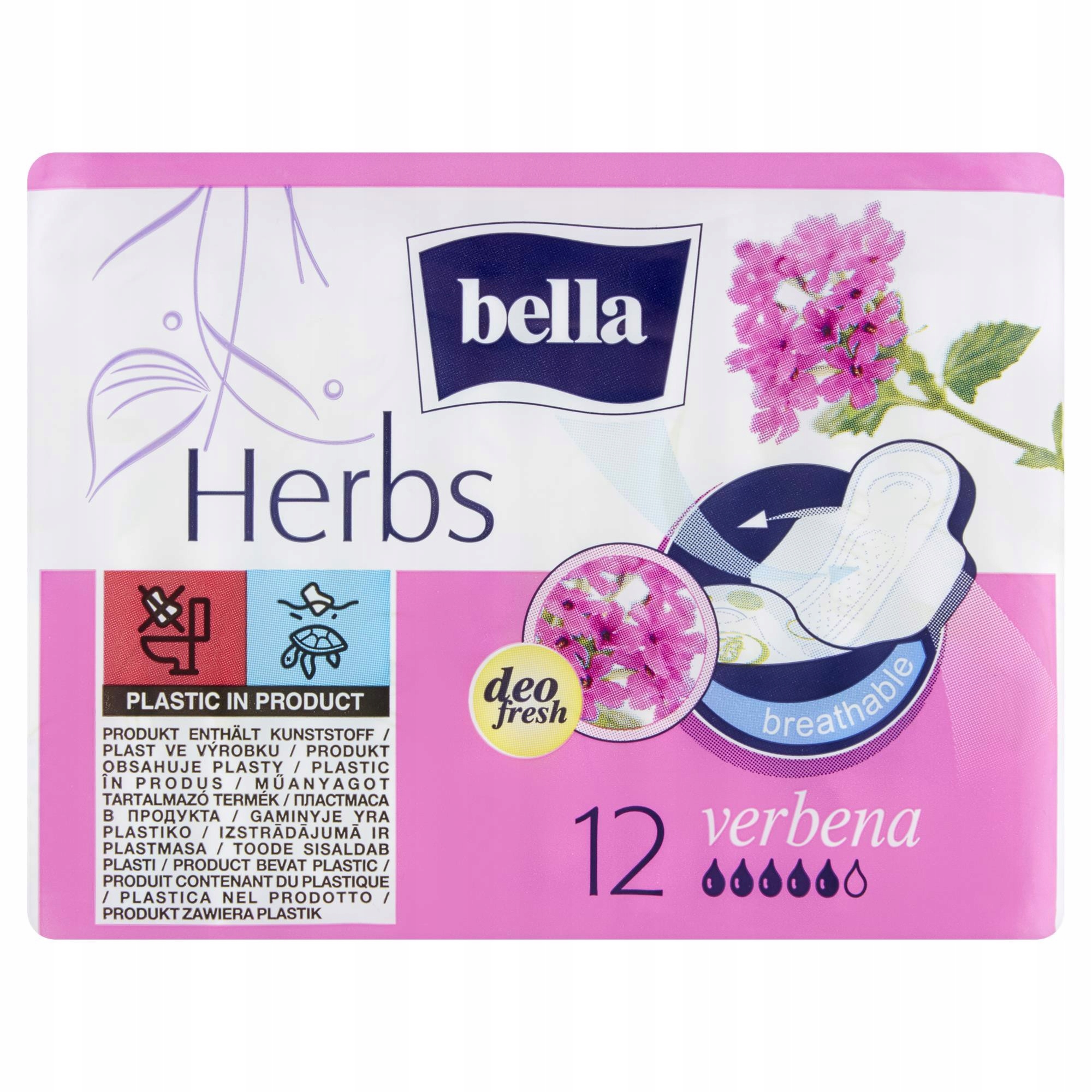 

Bella Herbs Verbena Podpaski higieniczne 12 sztuk