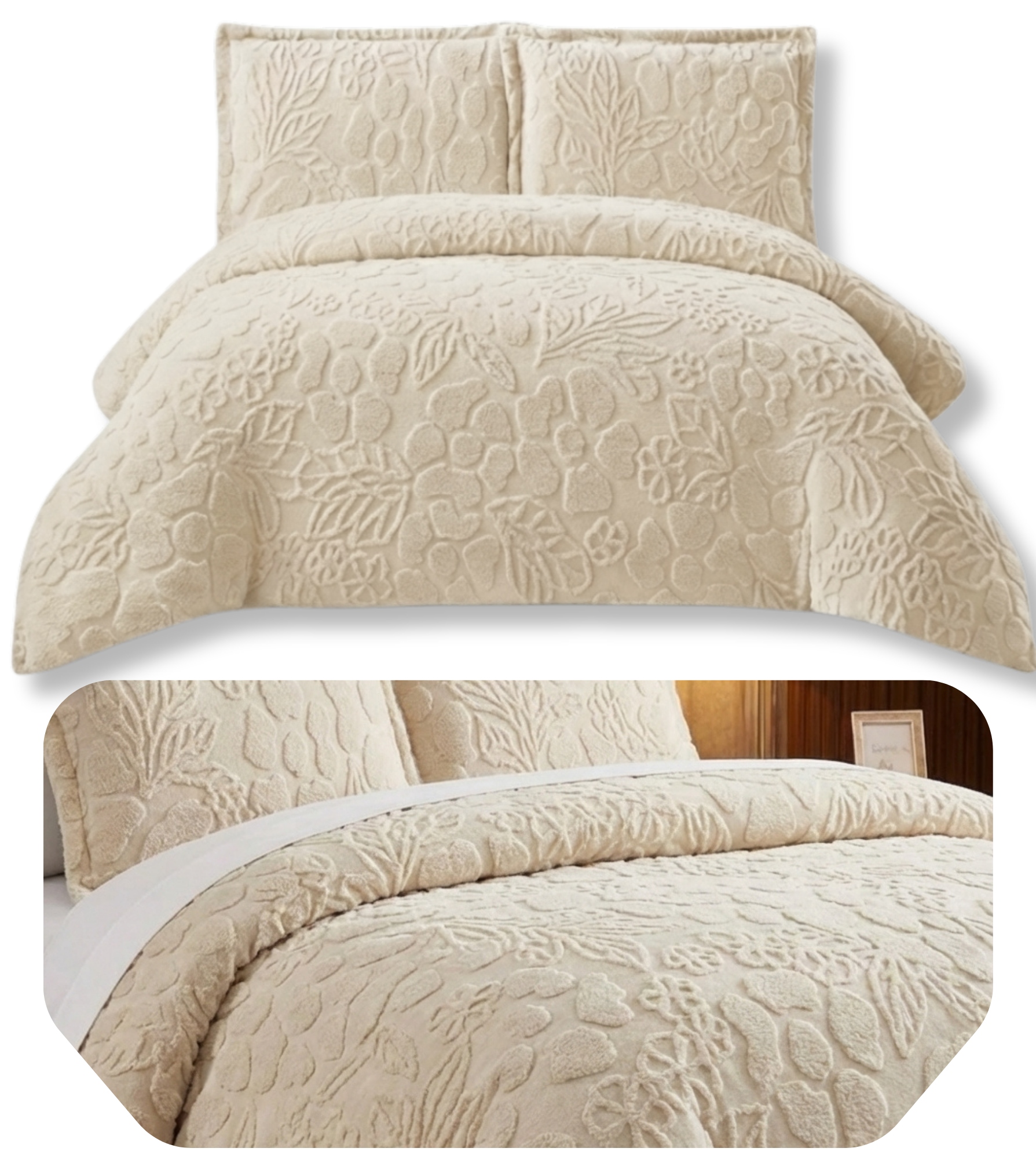 Pościel Flanelowa 200x220 +2x 70x80 Otulająca i Puszystaj Flanela Komplet