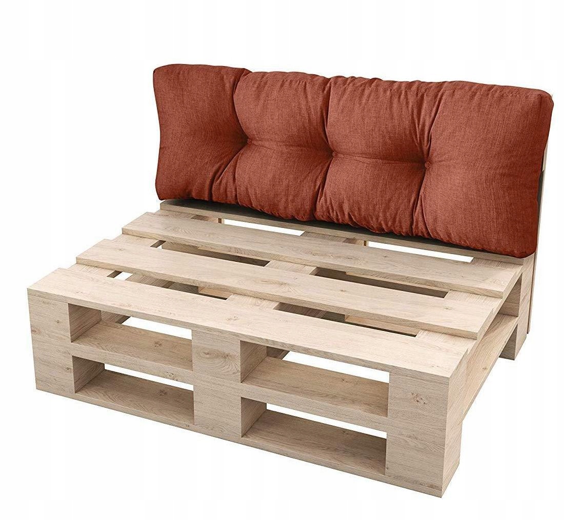 Polštář na opěradlo 120 x 40 cm Malmo Prošívaný Polštáře na paletový nábytek Barva